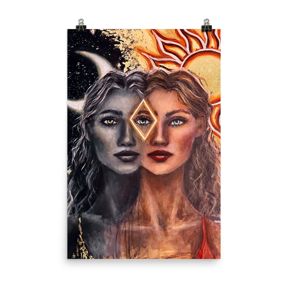 'Alter-ego' gloss print