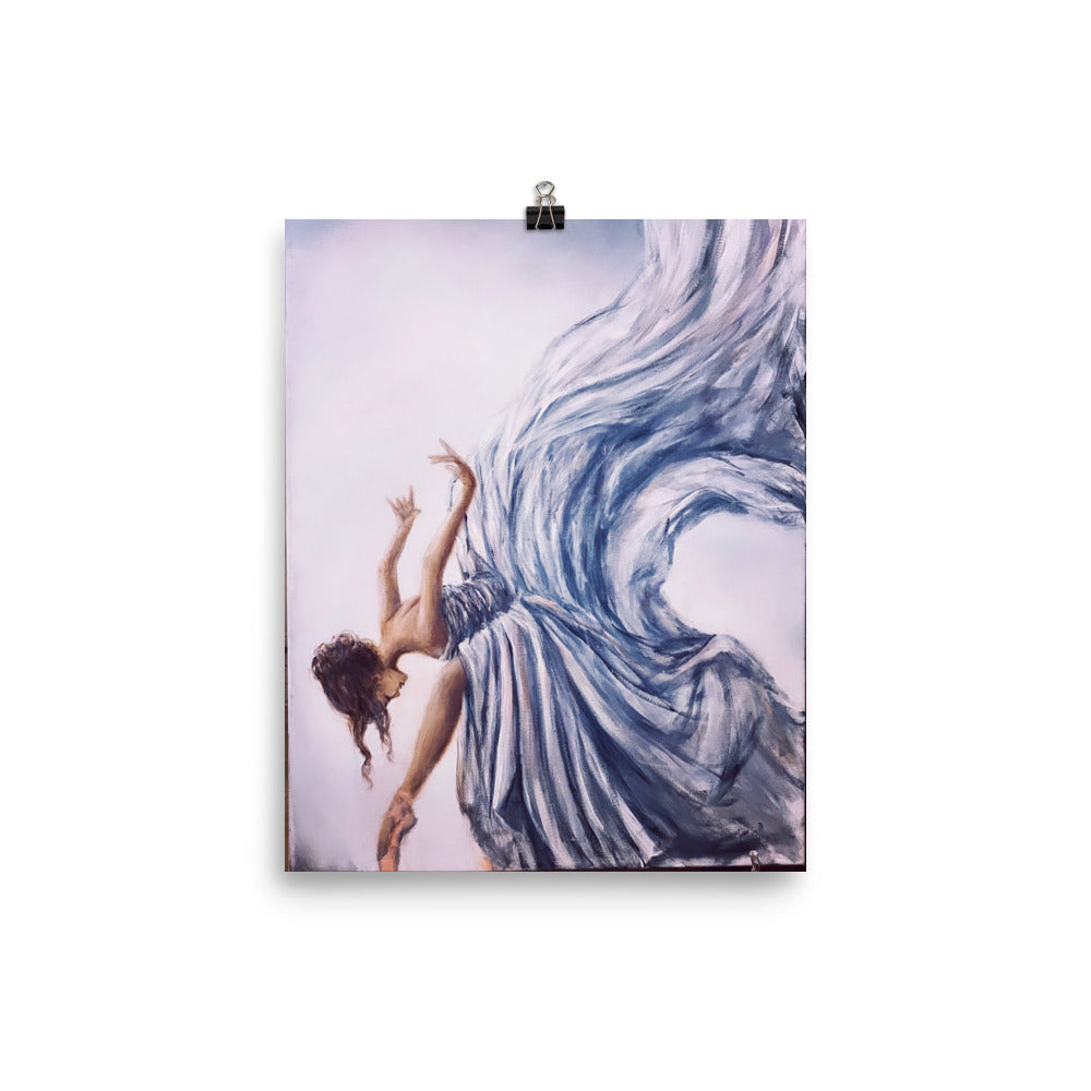 'Azure Symphony' gloss print