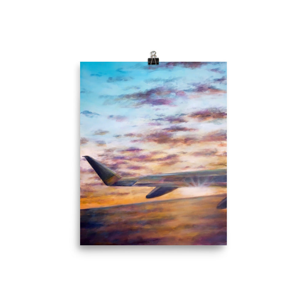 'Soaring' gloss print