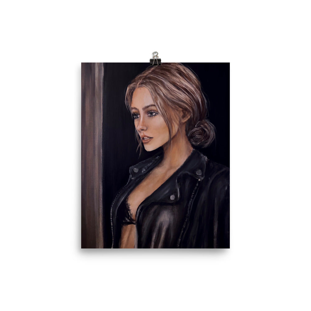 'Trouble' gloss print