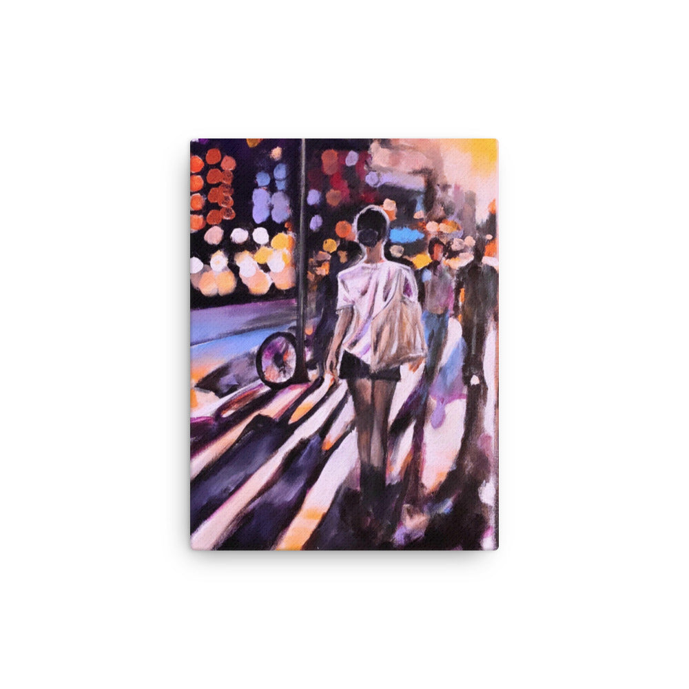 'Window Shopping' canvas print