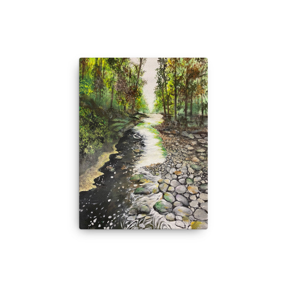 'Like a River' canvas print