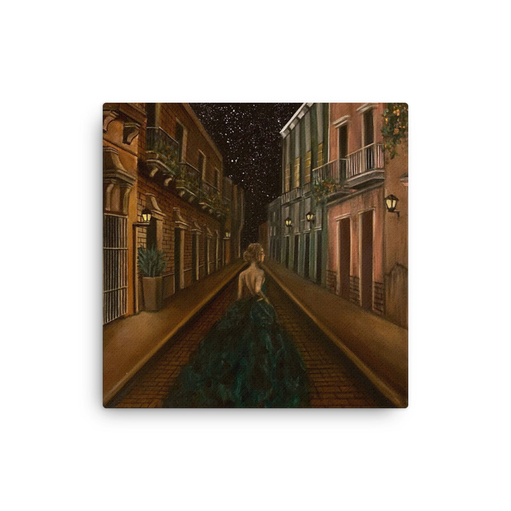 Evening Alone' canvas print