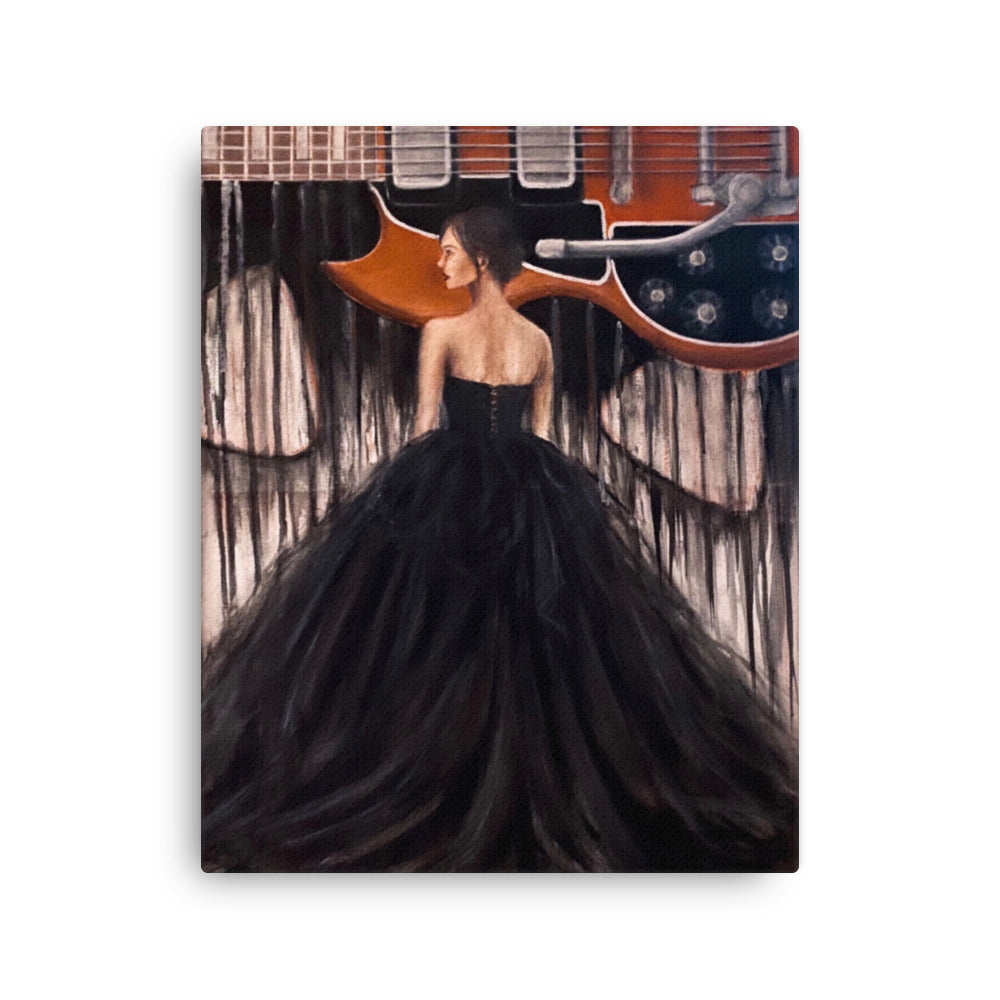 'Electric' canvas print