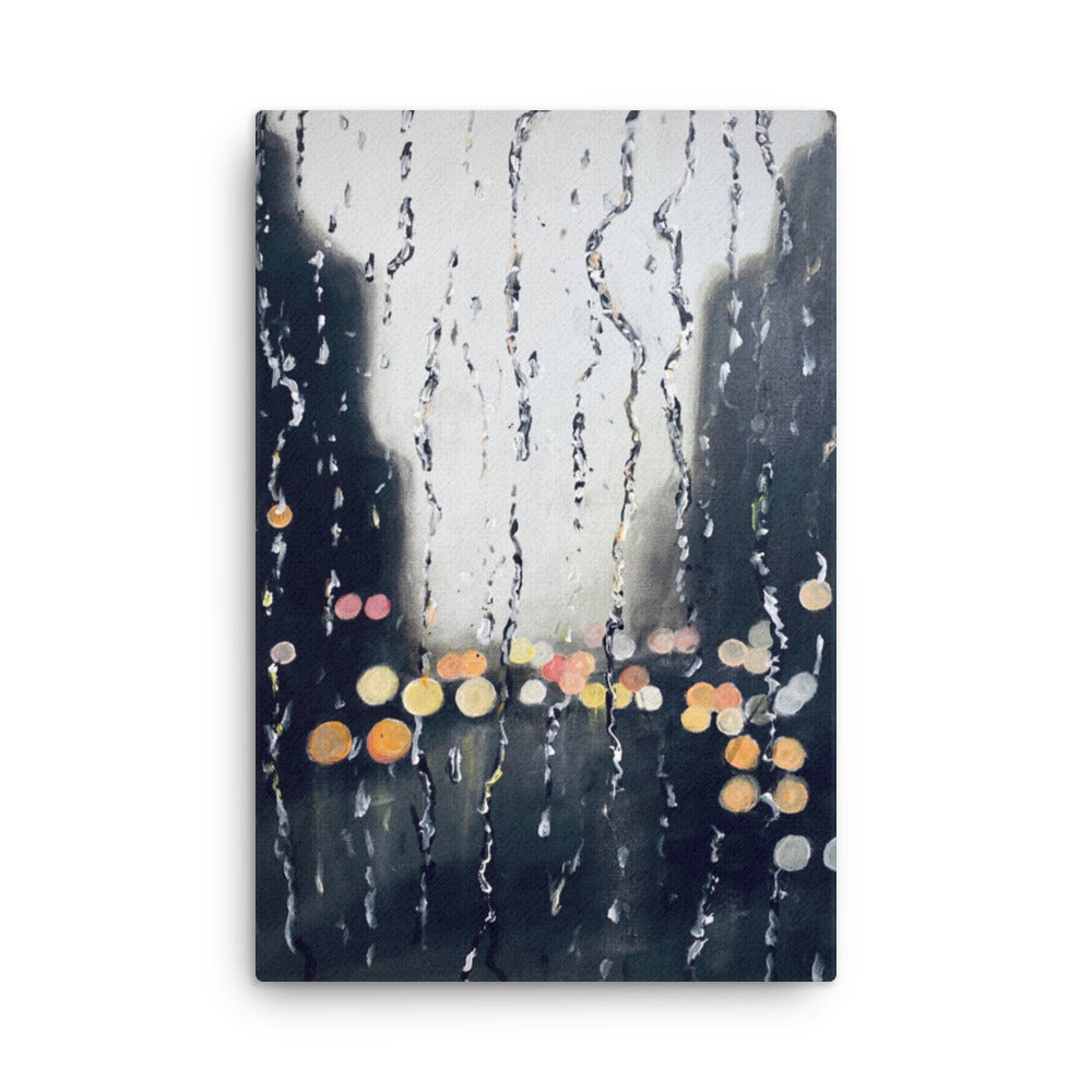 'Rained' canvas print