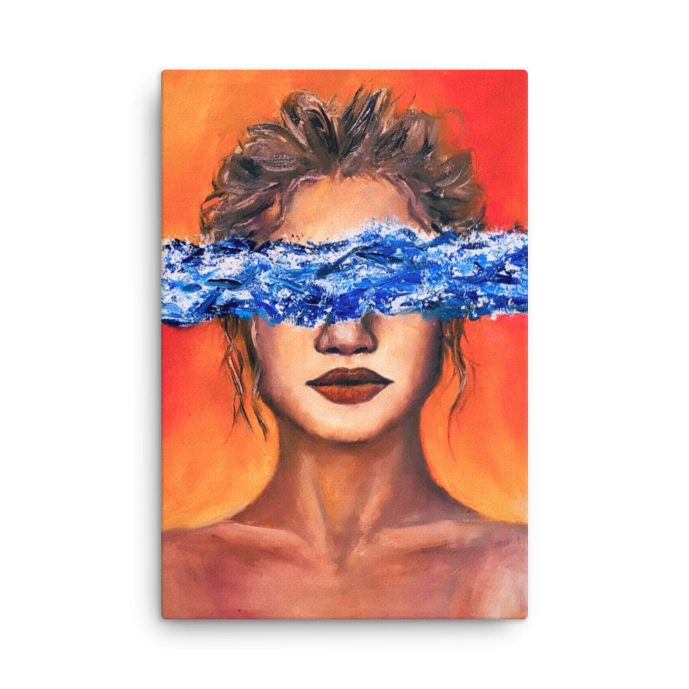 'Ocean Eyes' canvas print