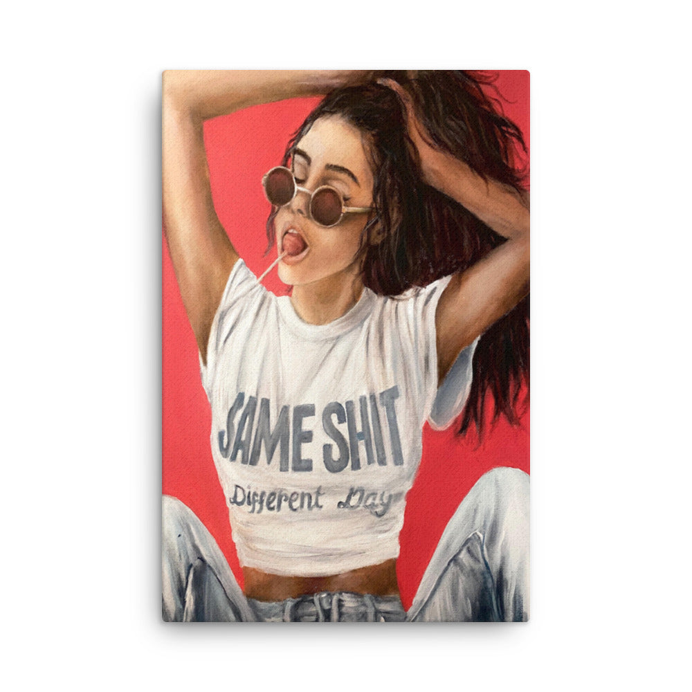 'Different Day' canvas print