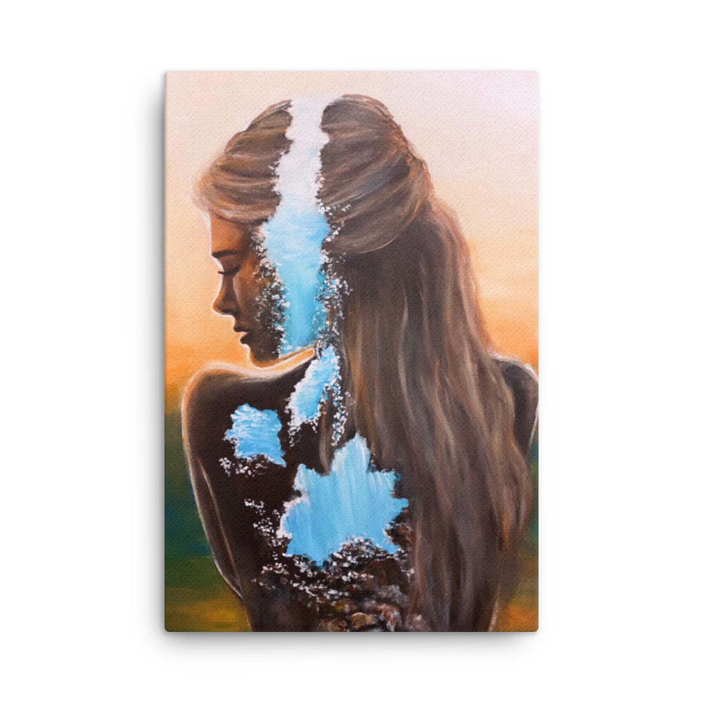 'Abyss' canvas print