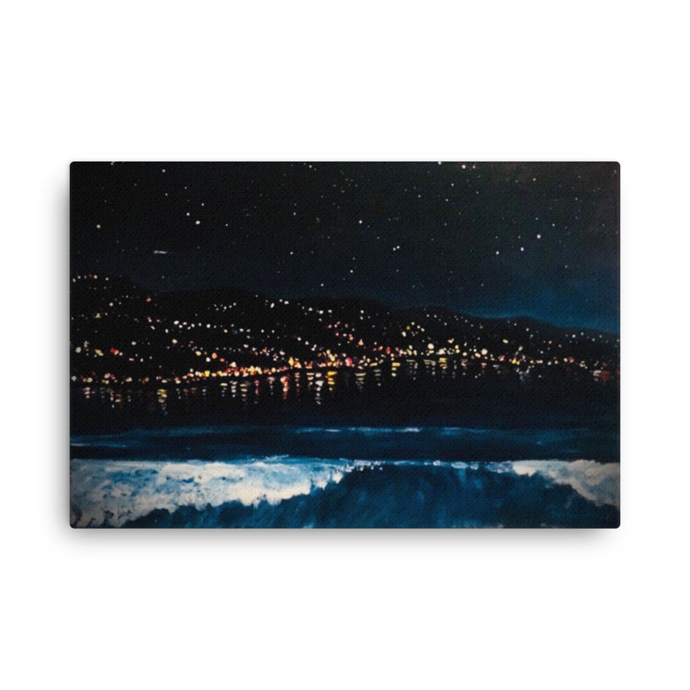 'Absent Moon' canvas print