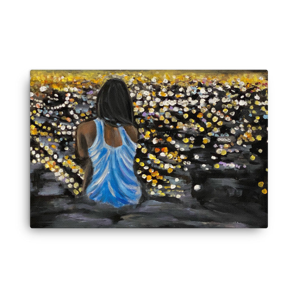 'Mountain View' canvas print