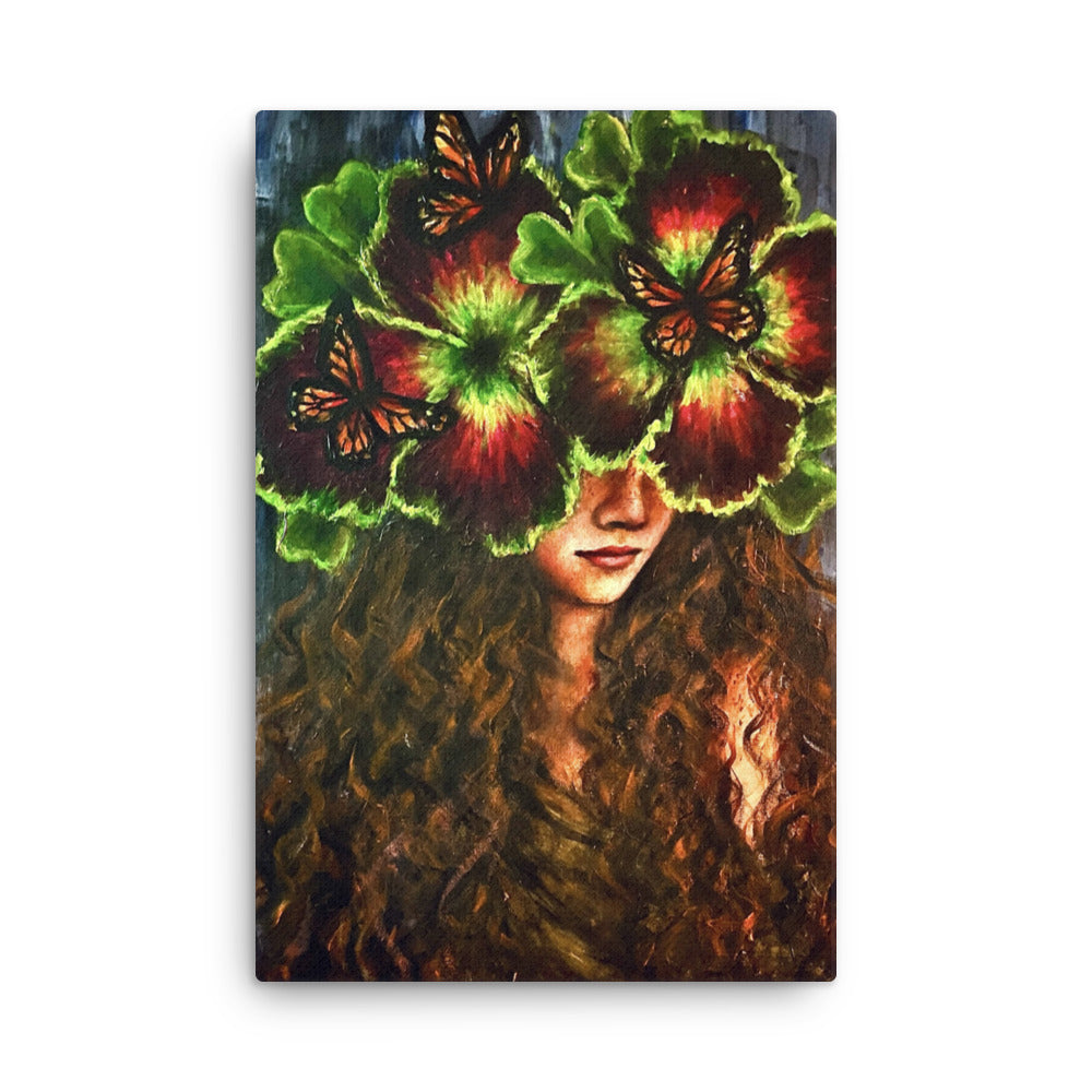 'Lady Luck' canvas print