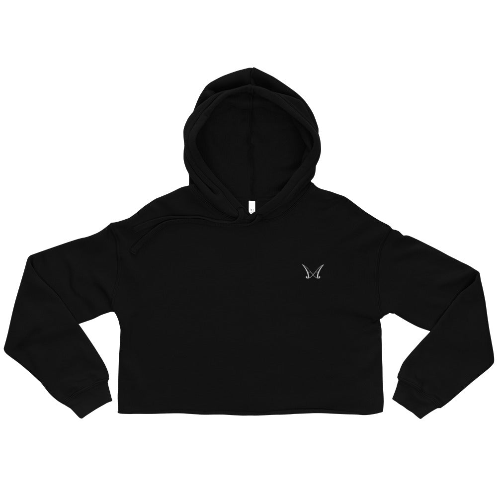 Embroidered AxA Crop Hoodie