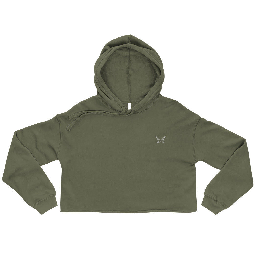 Embroidered AxA Crop Hoodie