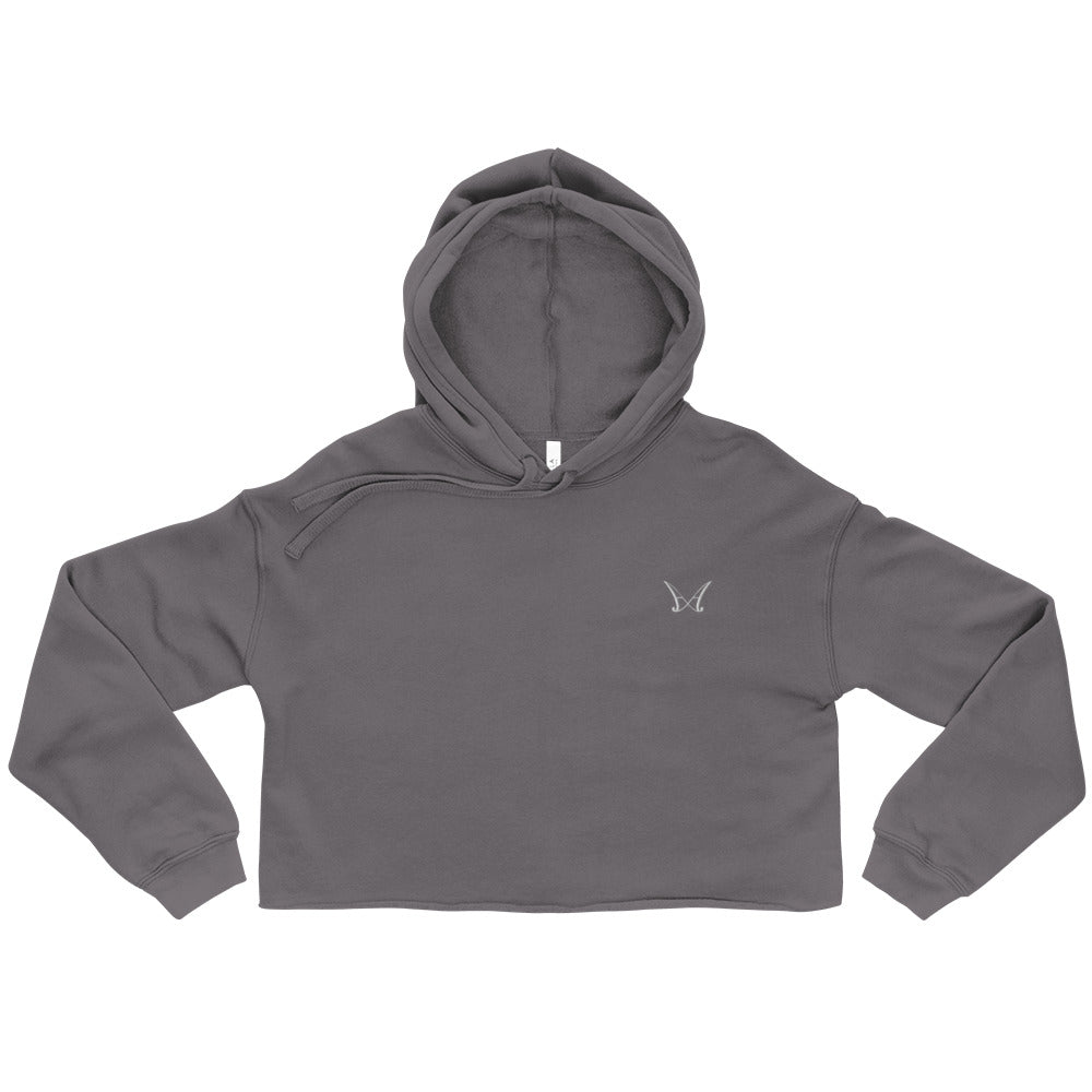 Embroidered AxA Crop Hoodie