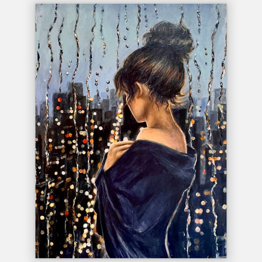 'City Rhapsody' original painting