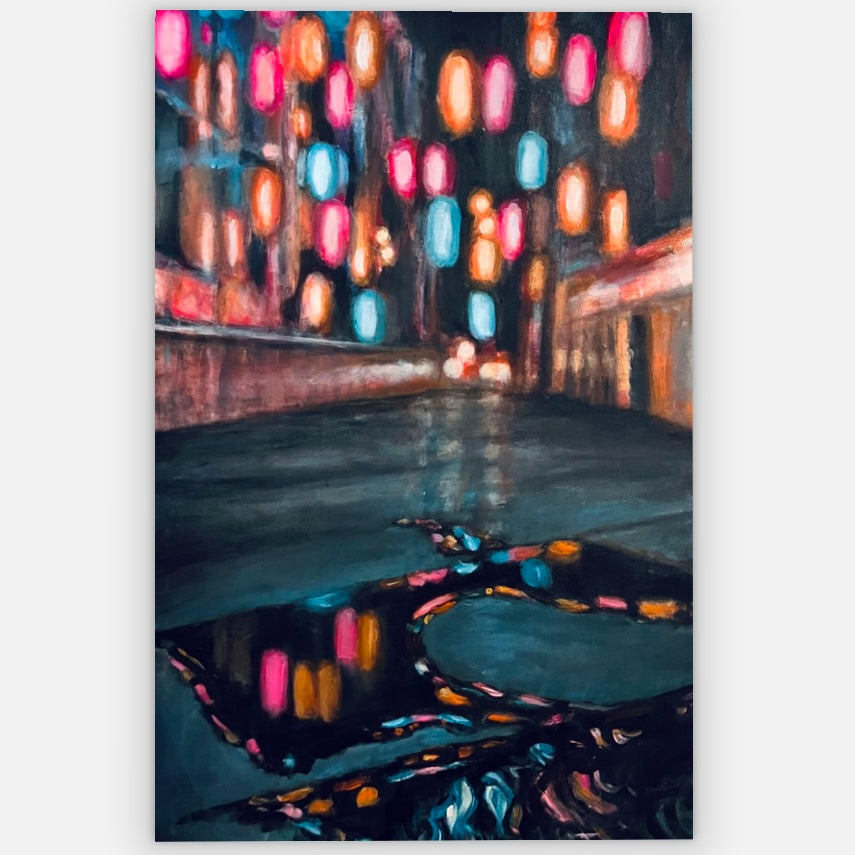 'Downtown Daze' original painting