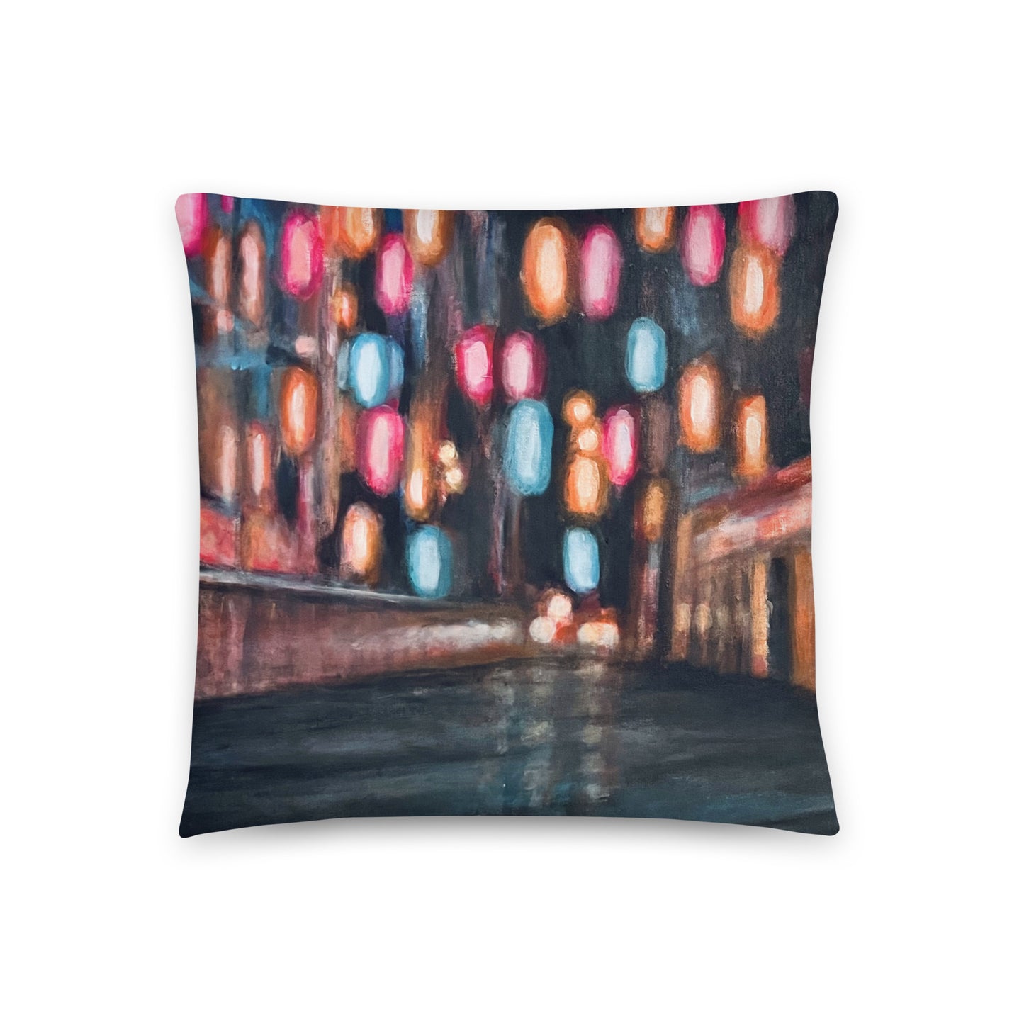 'Downtown Daze' Basic Pillow