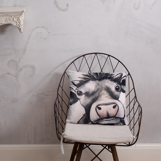 'Cow' Basic Pillow