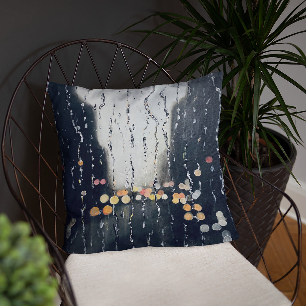 'Rained' Basic Pillow