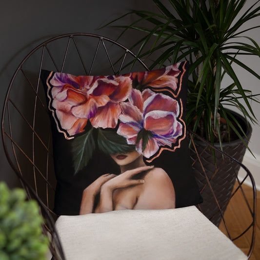 'Fiore Rose Gold' Basic Pillow