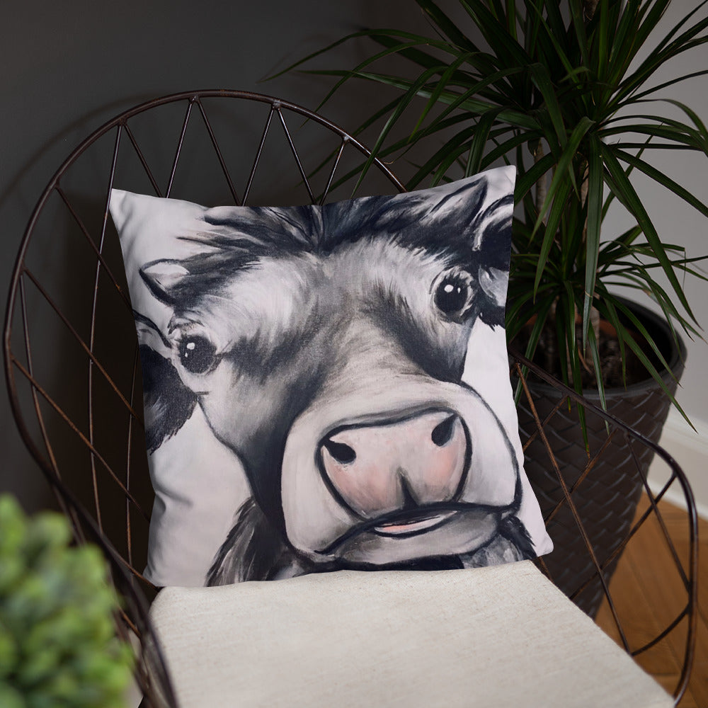 'Cow' Basic Pillow