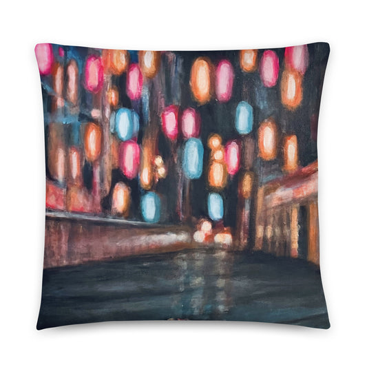 'Downtown Daze' Basic Pillow