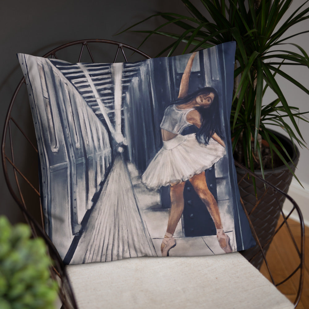 'Subway Ballet' Basic Pillow