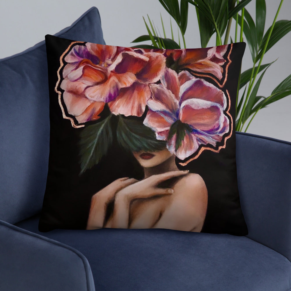 'Fiore Rose Gold' Basic Pillow