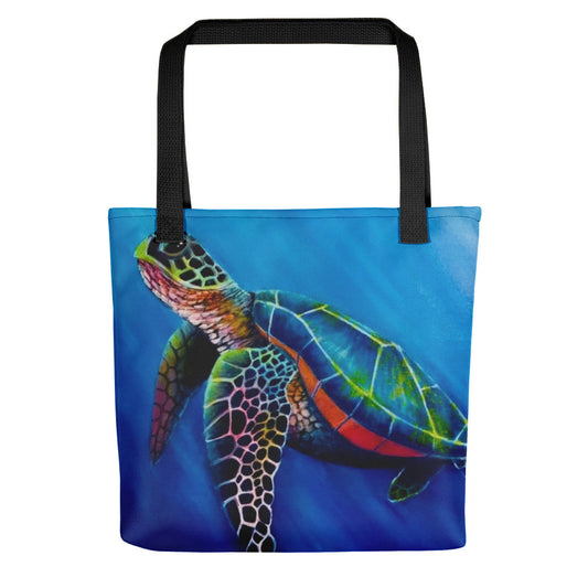 'Vibrant Turtle' Tote bag