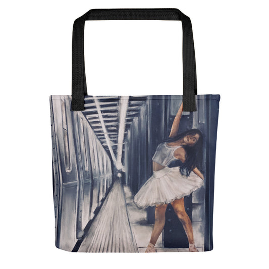 'Subway Ballet' Tote bag