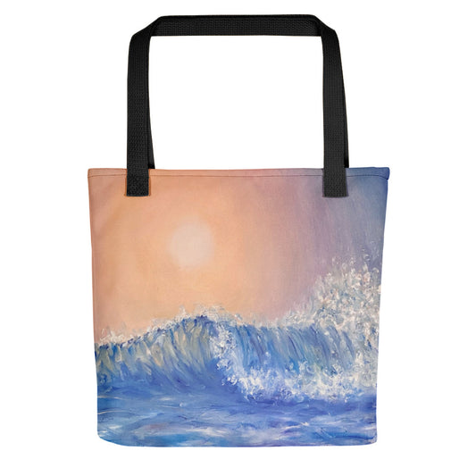 'Crashing Tranquility' Tote bag