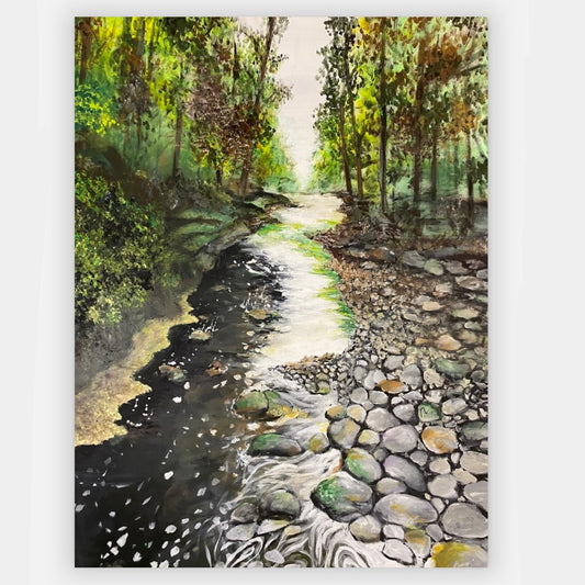 'Like a River' original painting