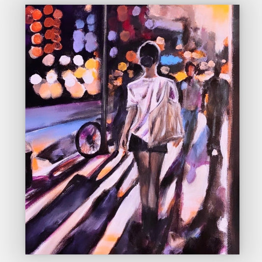 'Window Shopping' original painting