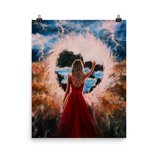 'Escape' matte print