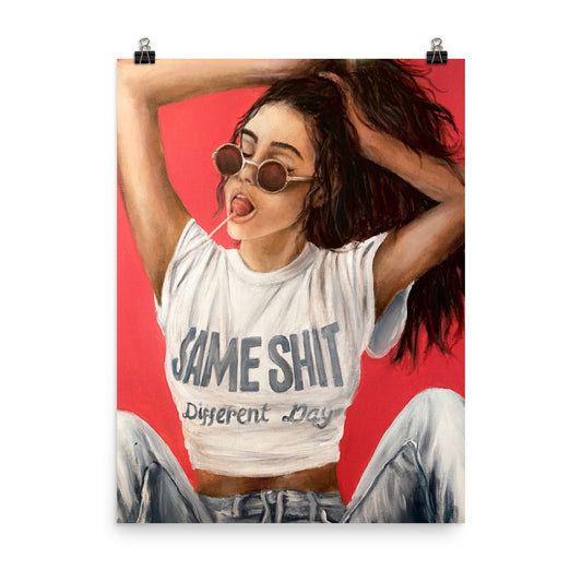 'Different Day' matte print