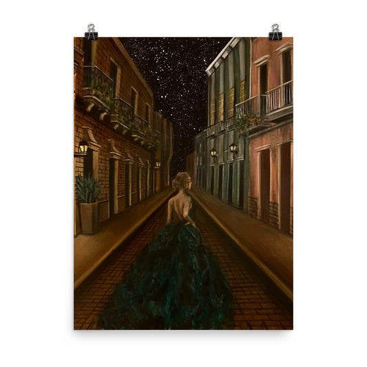 'Evening Alone' matte print