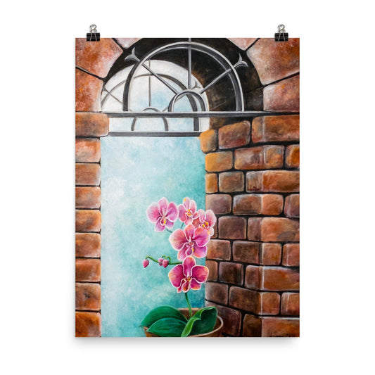 'Orchid Arch' matte print