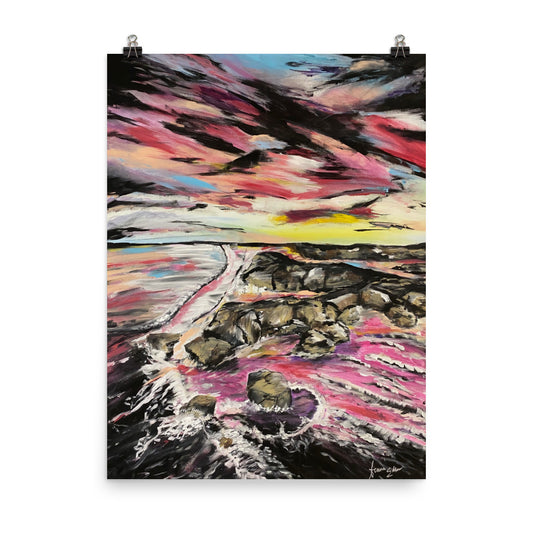 'Pink Sky' matte print