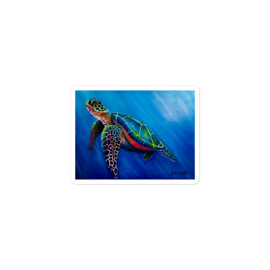 'Vibrant Turtle' sticker