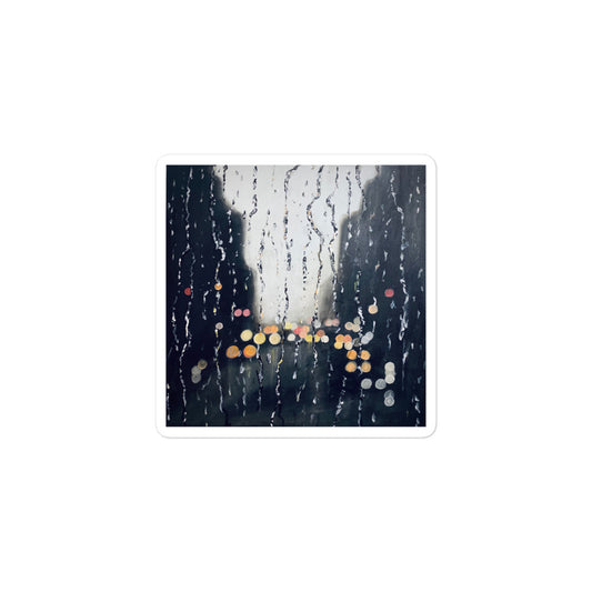 'Rained' sticker