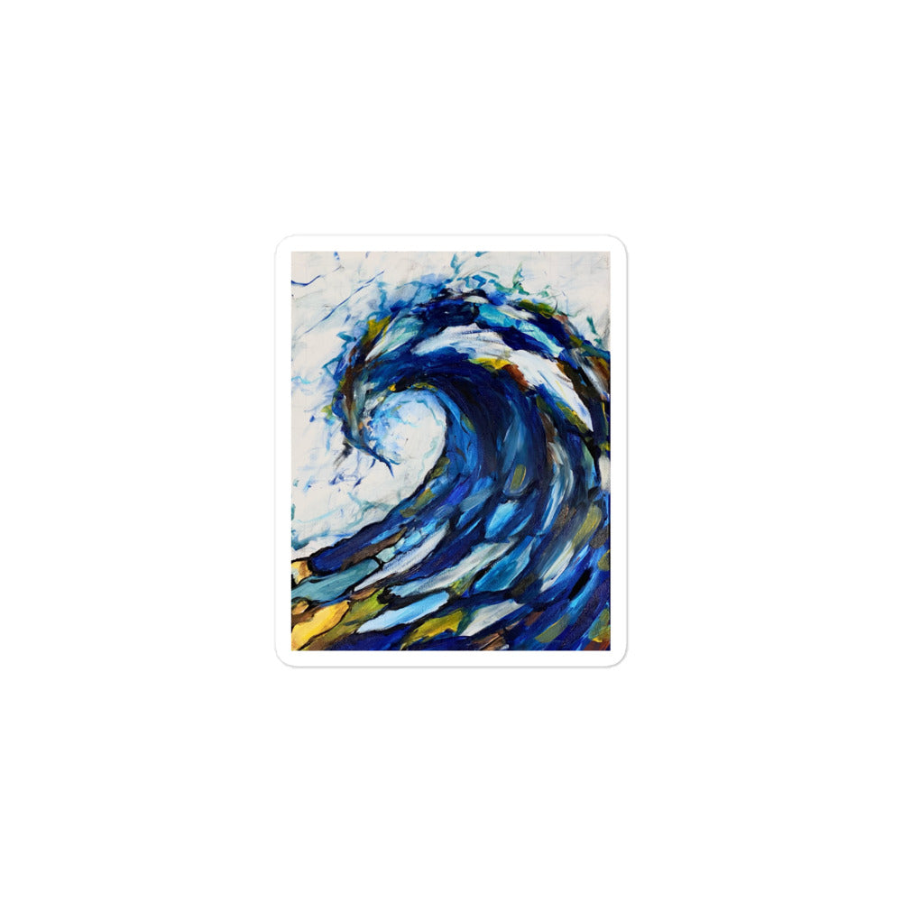 'Glass Wave' sticker