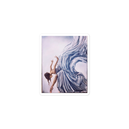 'Azure Symphony' sticker