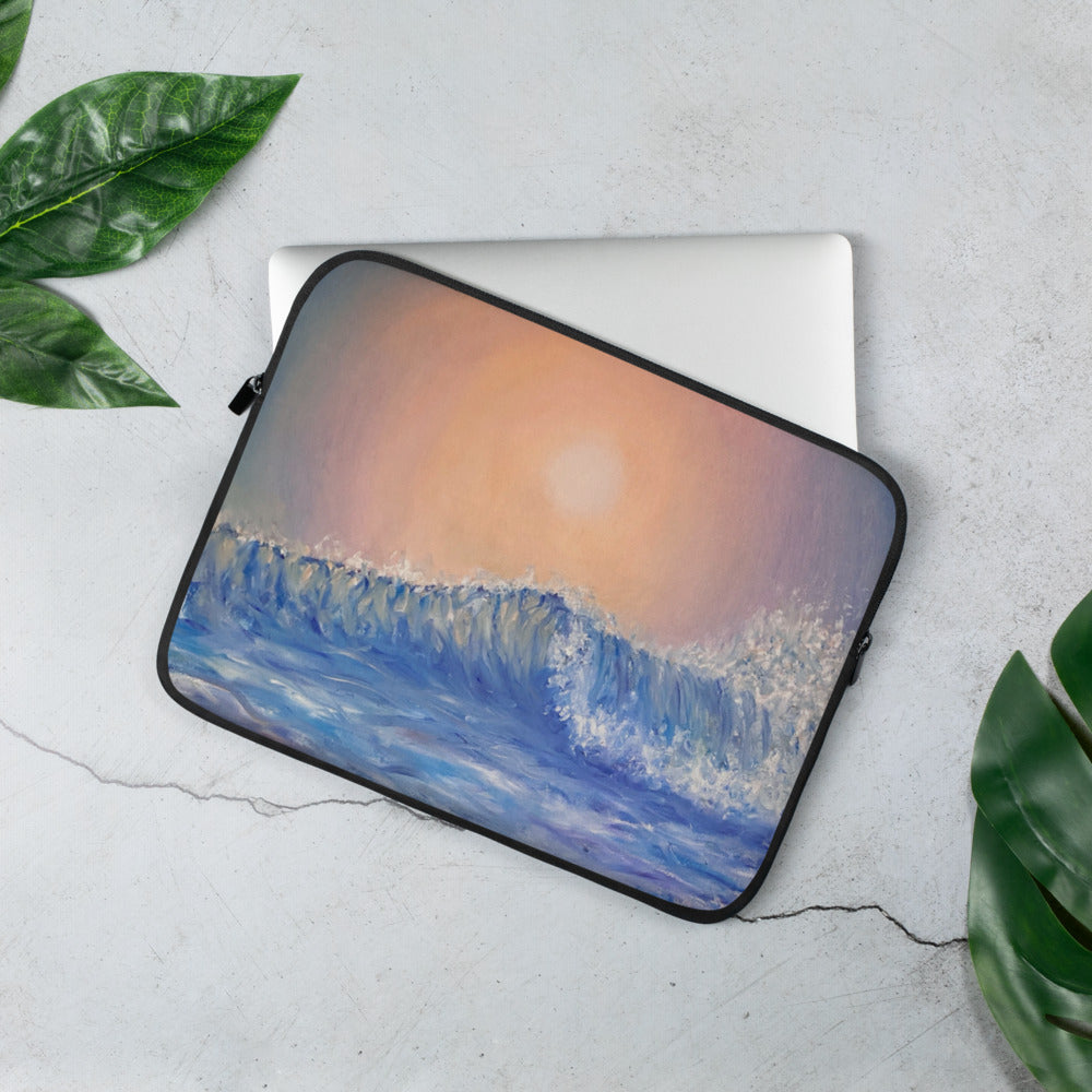 'Crashing Tranquility' Laptop Sleeve