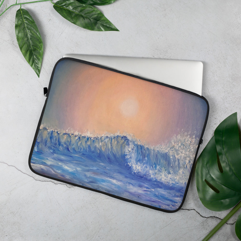 'Crashing Tranquility' Laptop Sleeve