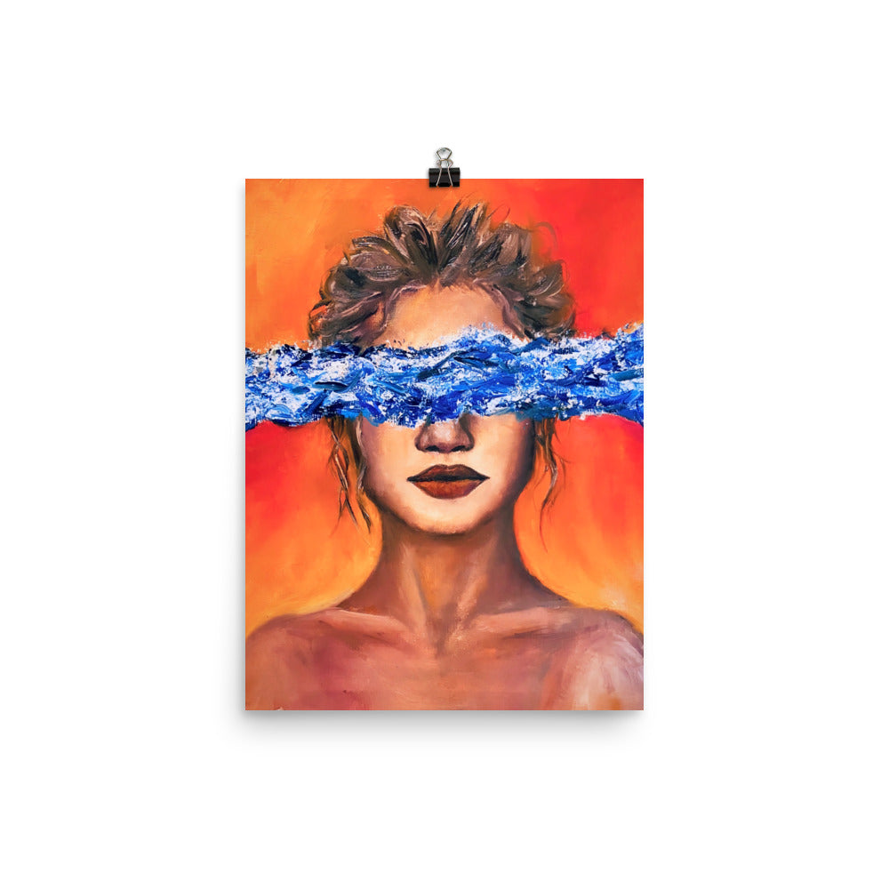 'Ocean Eyes' gloss print