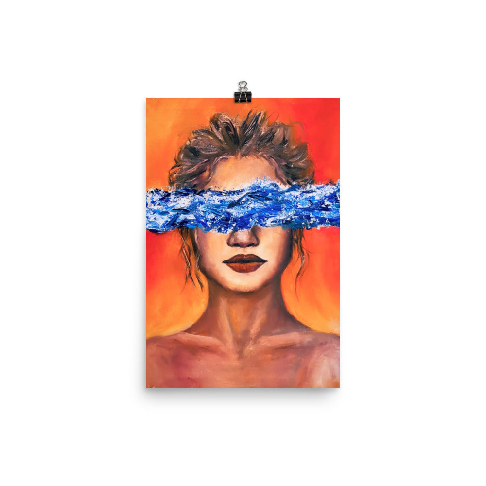 'Ocean Eyes' gloss print