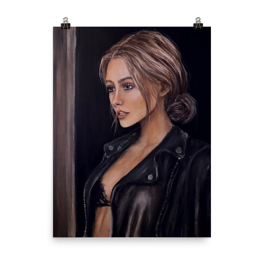 'Trouble' gloss print