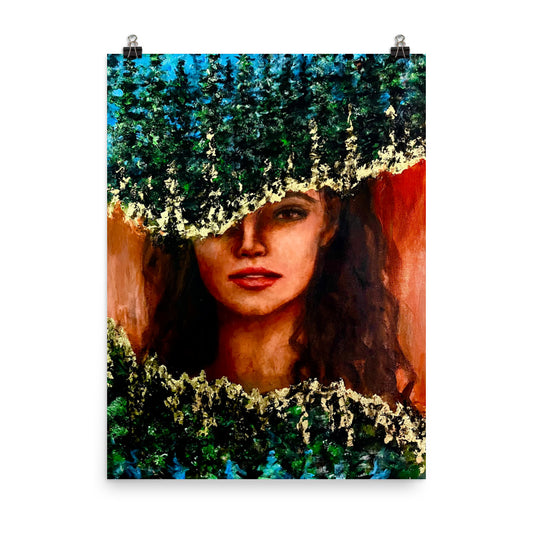 'Wildfire' gloss print