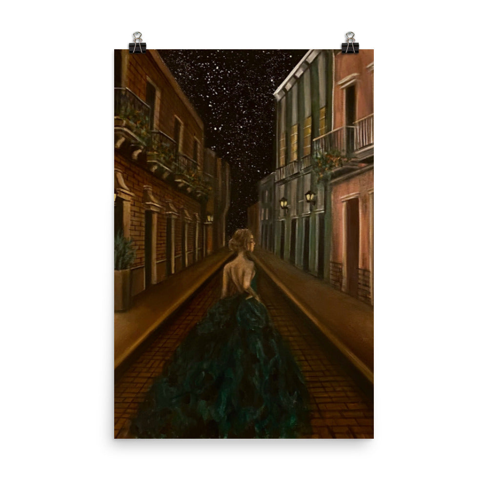 'Evening Alone' gloss print