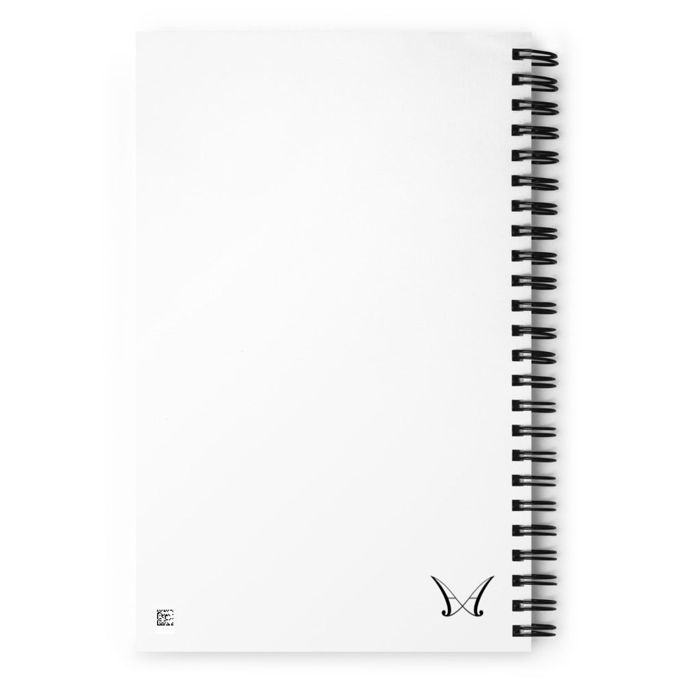 'Two Faced' spiral notebook